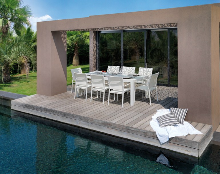 TALENTI table extensible à rallonge 152-225 cm d'extérieur TOUCH Collection PiùTrentanove