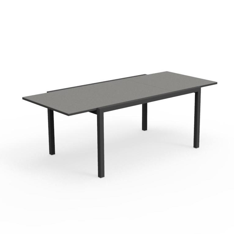 TALENTI table extensible à rallonge 152-225 cm d'extérieur TOUCH Collection PiùTrentanove (Charcoal 