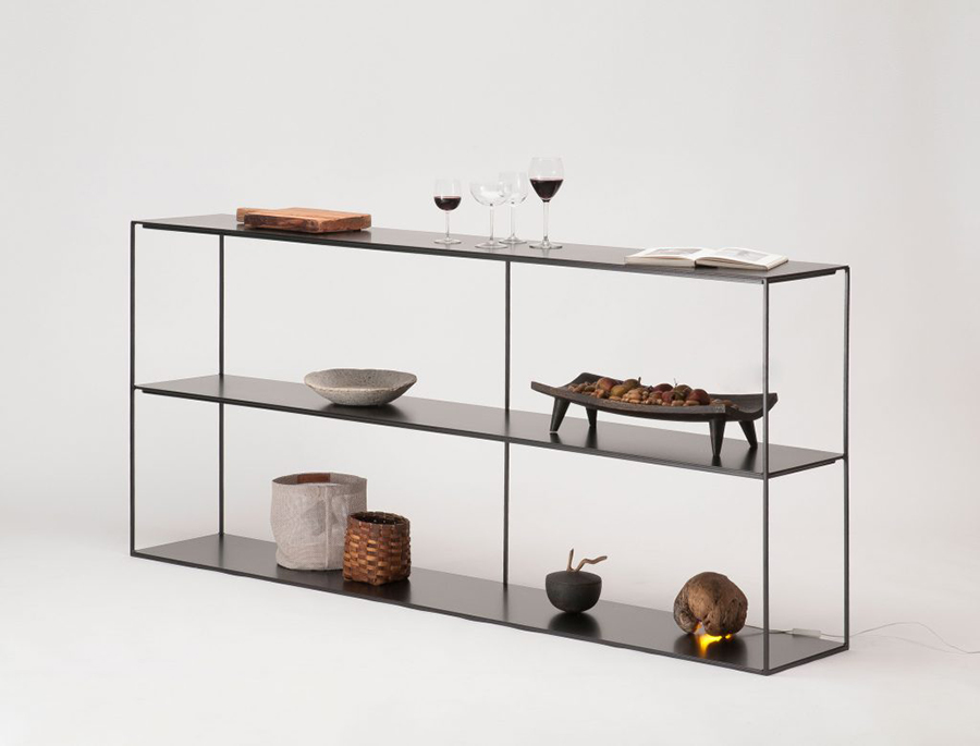 ZEUS buffet SLIM IRONY SIDEBOARD 124 x 31 x H 82 cm