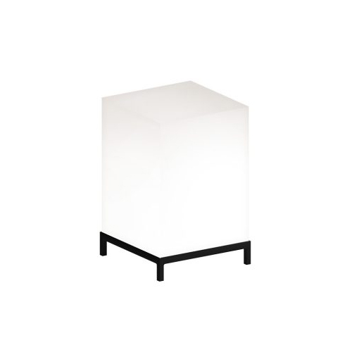 ZEUS lampadaire STARCUBE (31 x 31 x H 47 cm - Métal et résine acrylique opale)