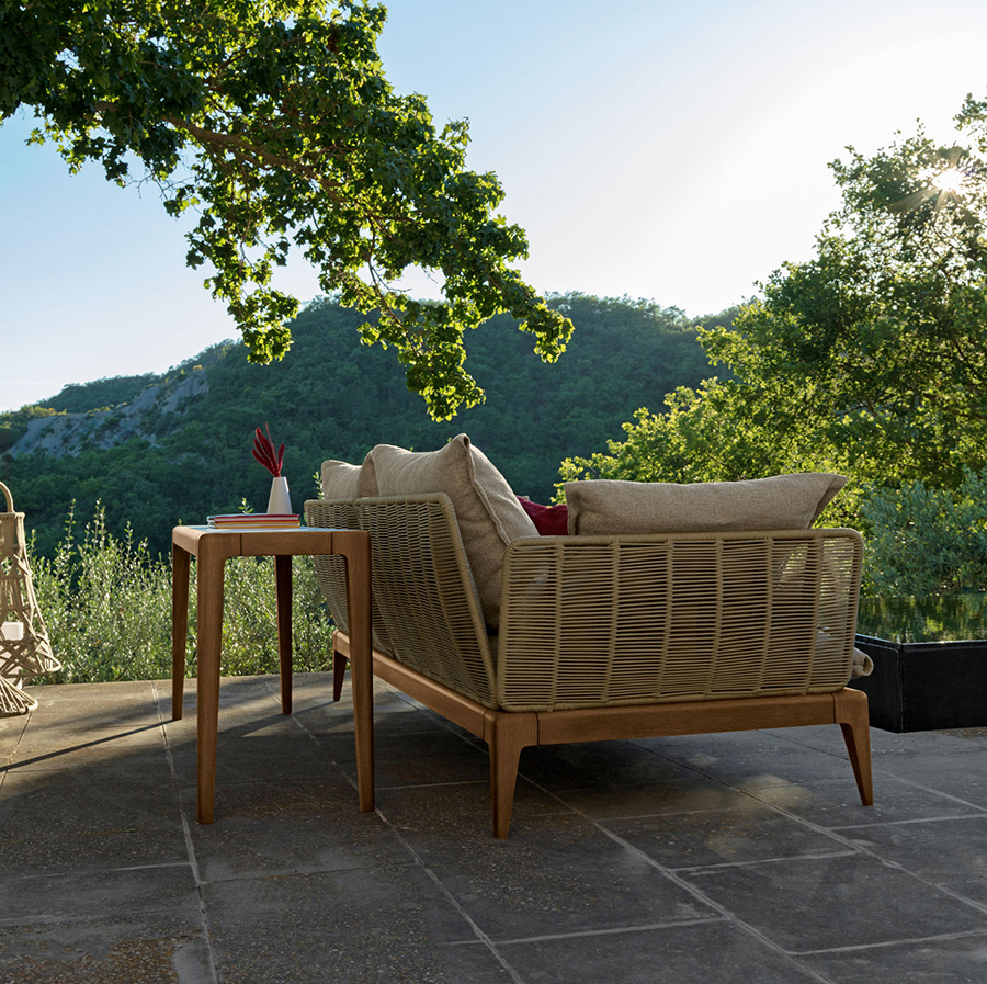 TALENTI consolle d'extérieur CRUISE TEAK Collection Icon