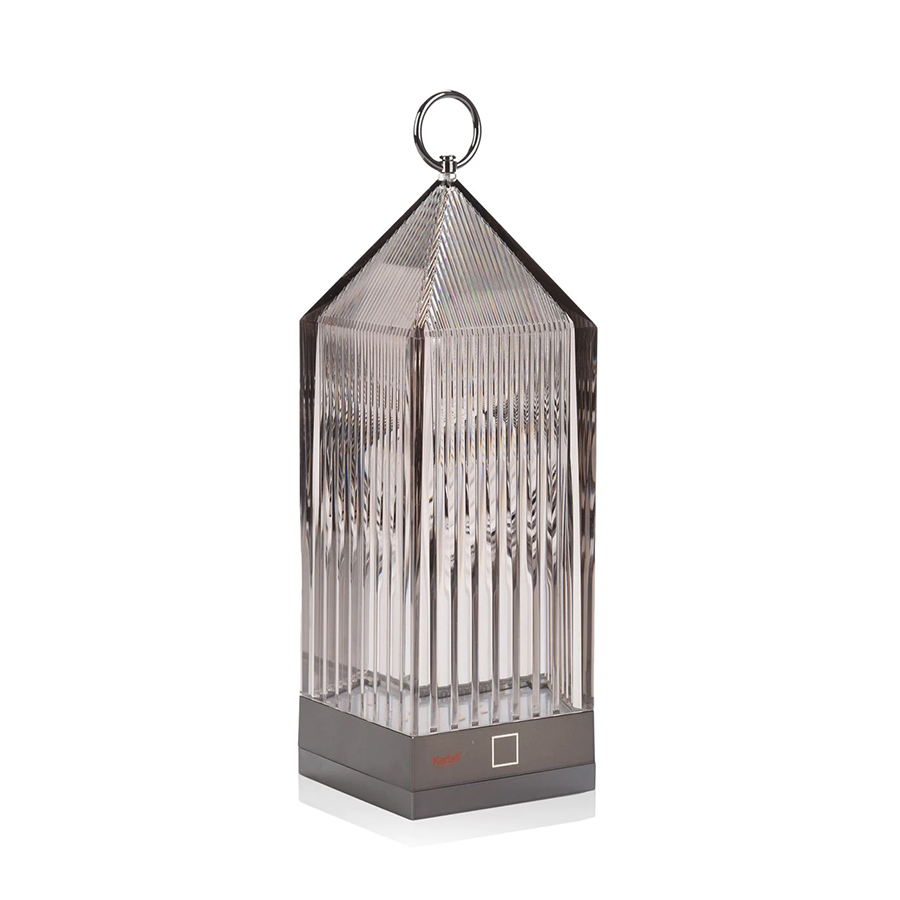 KARTELL lampe de table LANTERN (Fumé - PMMA)