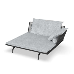 TALENTI outdoor left chaise longue sofa CRUISE ALU Icon Collection