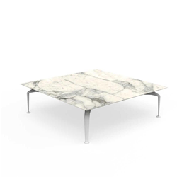 TALENTI outdoor coffee table 120x120 cm CRUISE ALU Icon Collection