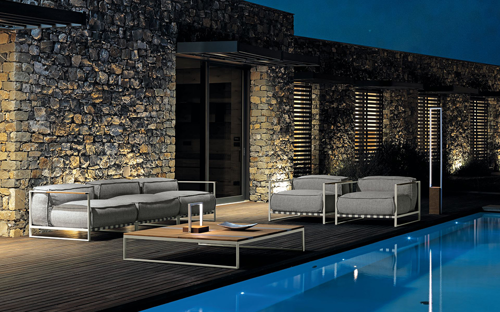 TALENTI canapé modulable d'extérieur CASILDA Collezione Icon