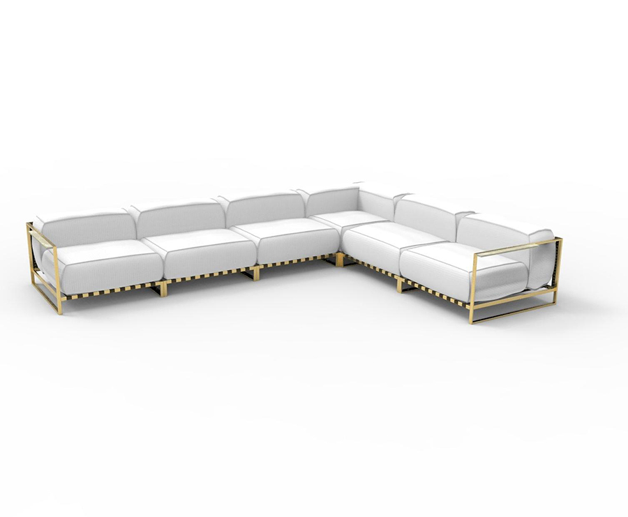 TALENTI canapé modulable d'extérieur CASILDA Collezione Icon