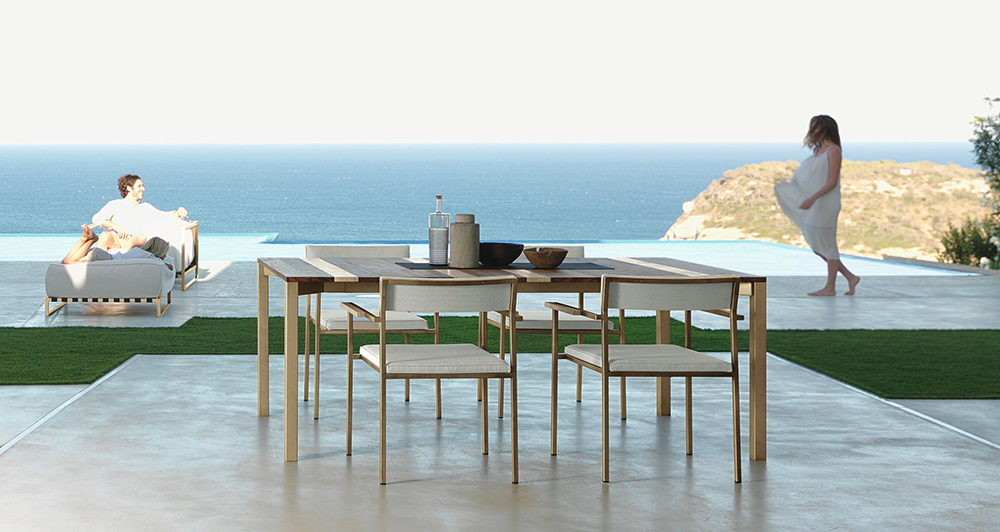 TALENTI set de 2 chaises avec accoudoirs d'extérieur CASILDA Collezione Icon