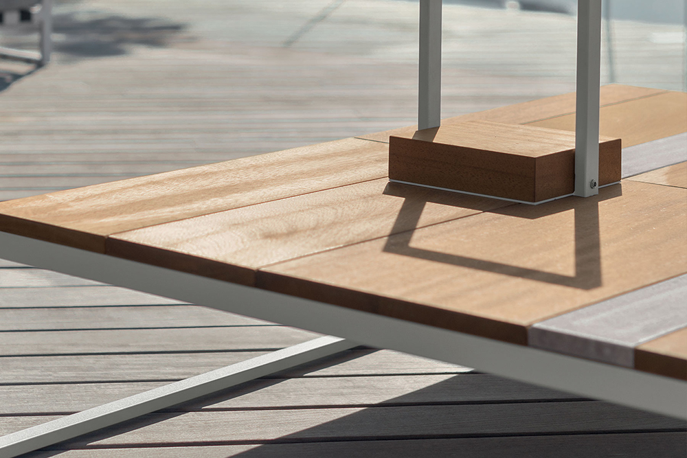 TALENTI table basse 140x140 cm d'extérieur CASILDA Collezione Icon