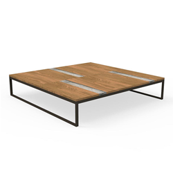 TALENTI table basse 140x140 cm d'extérieur CASILDA Collezione Icon