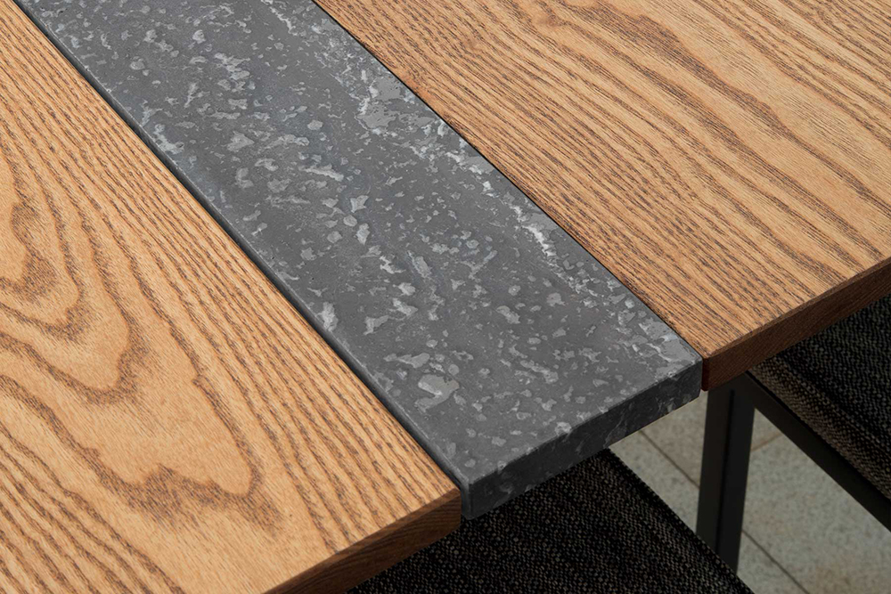 TALENTI table rectangulaire 260x100 cm d'extérieur CASILDA Collezione Icon