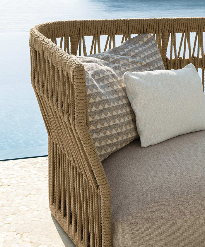 TALENTI outdoor 3 seater sofa CLIFF Icon Collection