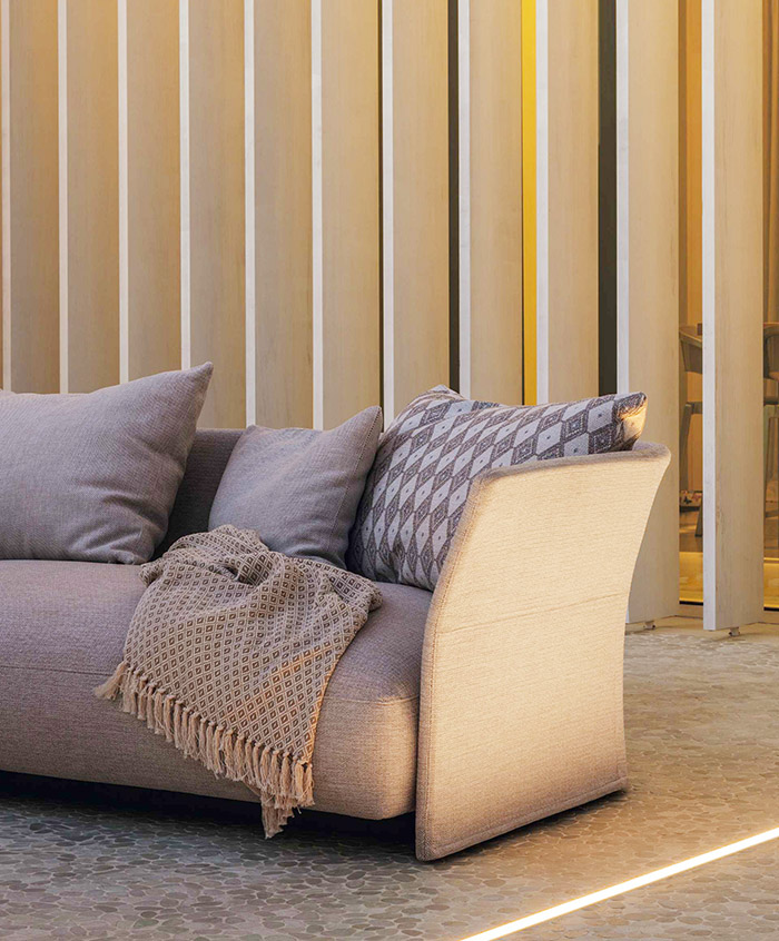 TALENTI outdoor 3 seater sofa CLIFF Icon Collection