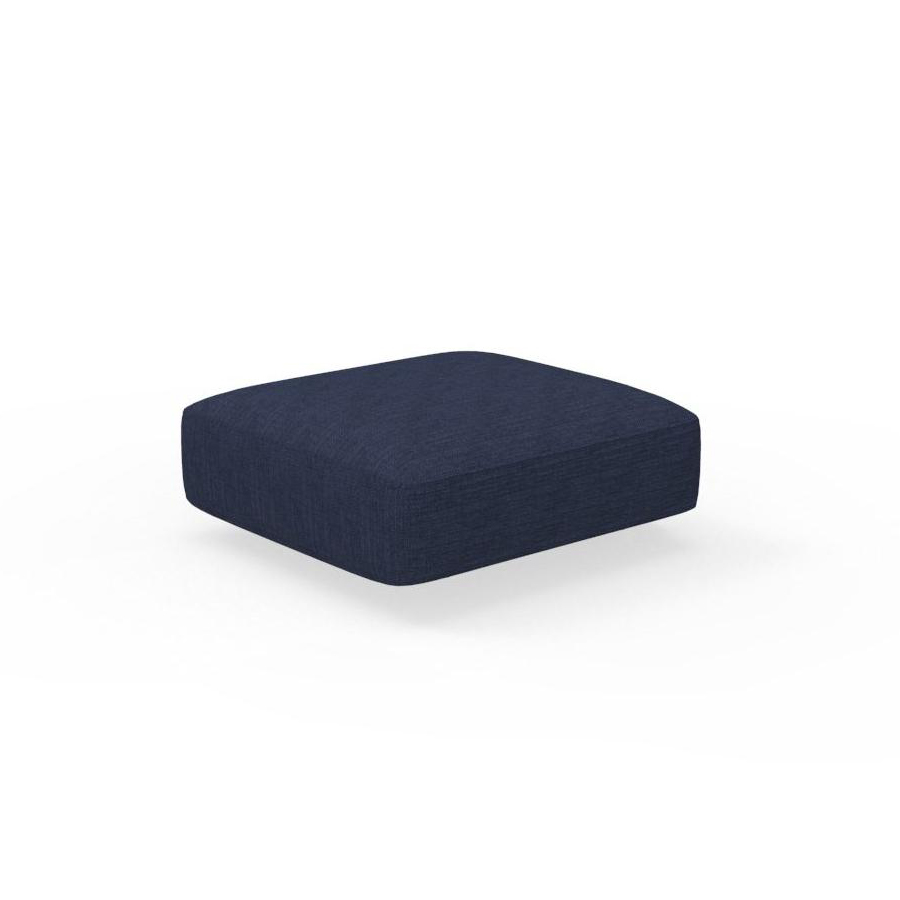 TALENTI pouf d'extérieur CLIFF Collection Icon (Blue - Tissu et corde synthétique)