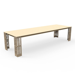 TALENTI outdoor extensible table 240-300 cm CLIFF Icon Collection