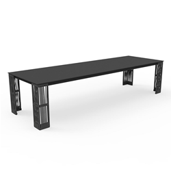 TALENTI outdoor extensible table 240-300 cm CLIFF Icon Collection