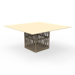 TALENTI outdoor table 150x150 cm CLIFF Icon Collection