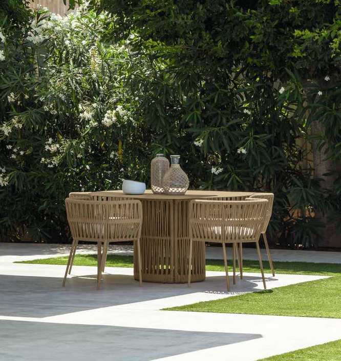 TALENTI outdoor round table Ø 140 cm CLIFF Icon Collection