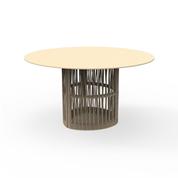 TALENTI outdoor round table Ø 140 cm CLIFF Icon Collection