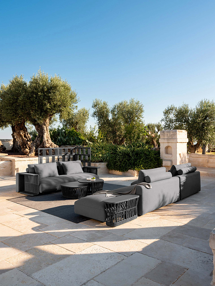 TALENTI outdoor 3 seater sofa CLIFF DECO Icon Collection