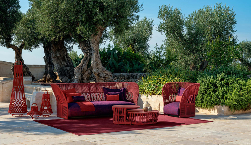 TALENTI outdoor armchair CLIFF DECO Icon Collection