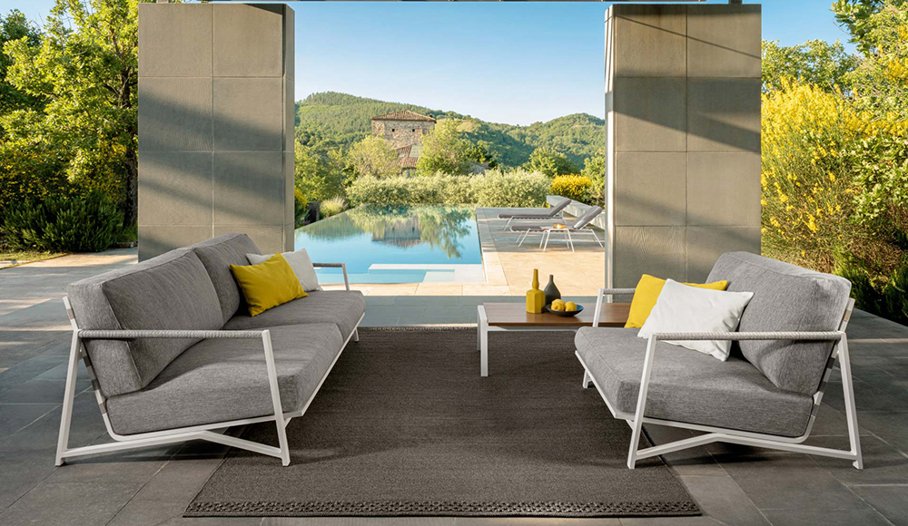 TALENTI outdoor 2 seater luxury sofa COTTAGE Icon Collection