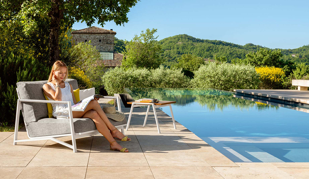 TALENTI outdoor 3 seater luxury sofa COTTAGE Icon Collection