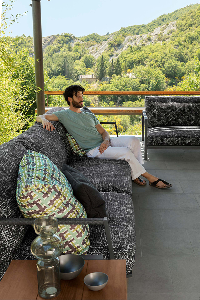 TALENTI outdoor 3 seater luxury sofa COTTAGE Icon Collection