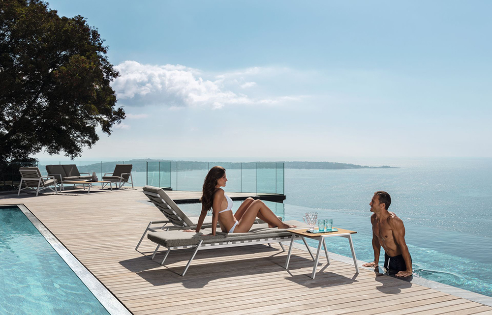 TALENTI outdoor sunbed COTTAGE Icon Collection