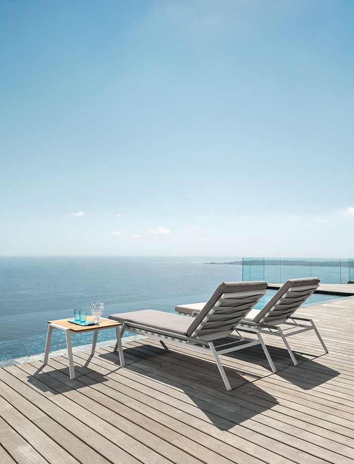 TALENTI outdoor sunbed COTTAGE Icon Collection