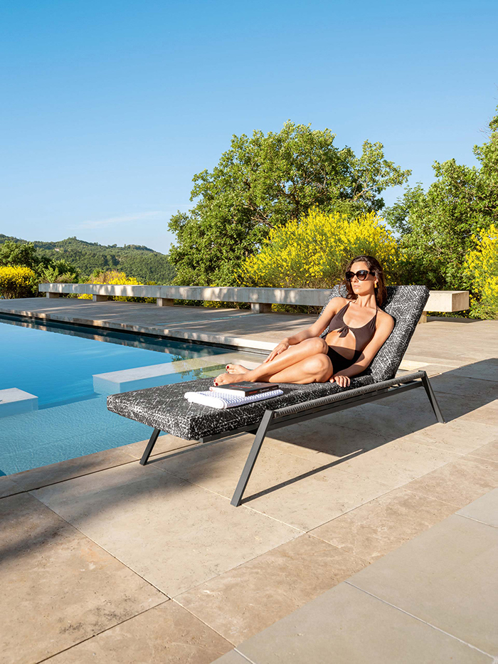 TALENTI outdoor sunbed COTTAGE Icon Collection