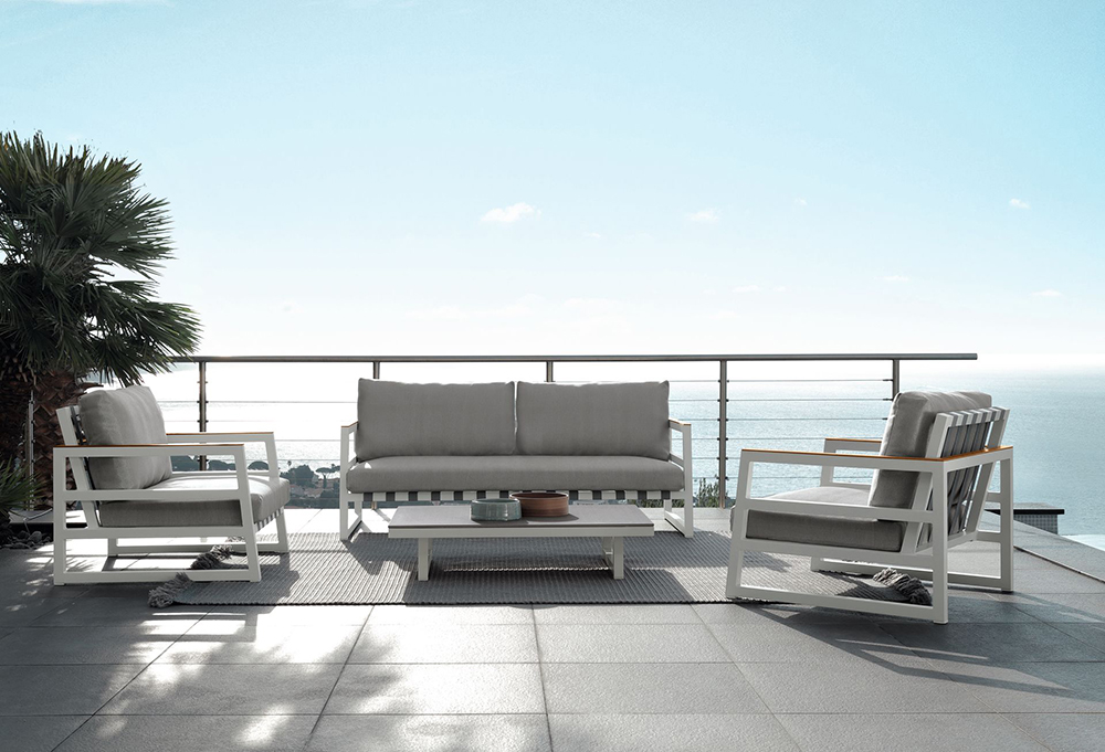 TALENTI outdoor 2 seater sofa ALABAMA ALU Collezione Premium