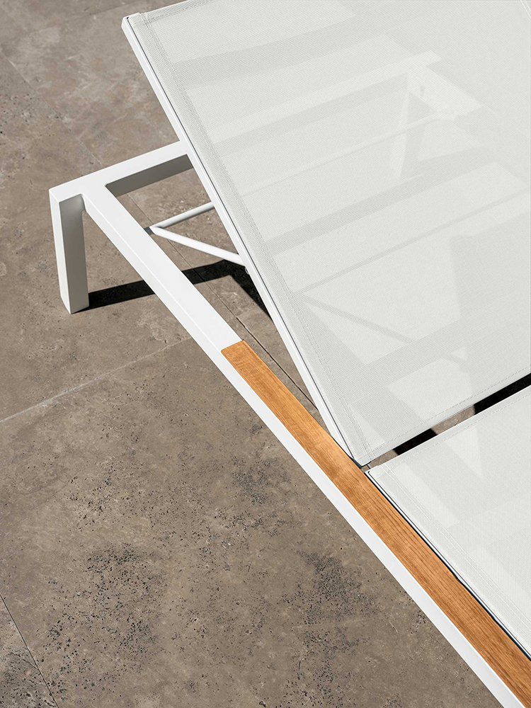 TALENTI outdoor sunbed ALABAMA ALU Collezione Premium