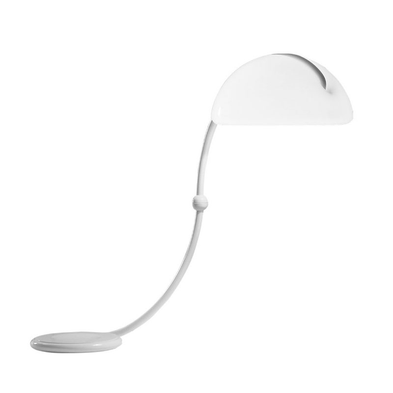 MARTINELLI LUCE lampadaire SERPENTE (Blanc - Métal verni)