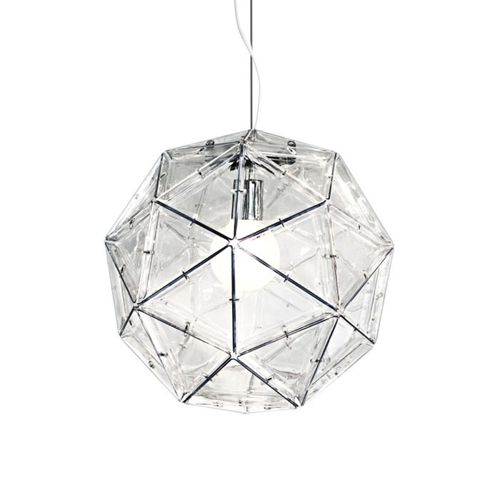 MARTINELLI LUCE lampe à suspension POLIEDRO (Transparent - Méthacrylate)