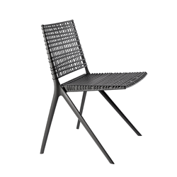 TRIBÙ set of 2 outdoor chairs BRANCH