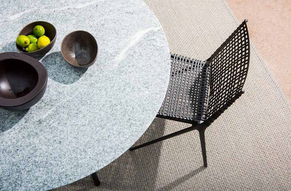 TRIBÙ outdoor bistrot table Ø 80 cm BRANCH