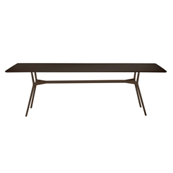 TRIBÙ outdoor rectangular table 300 x 110 cm BRANCH