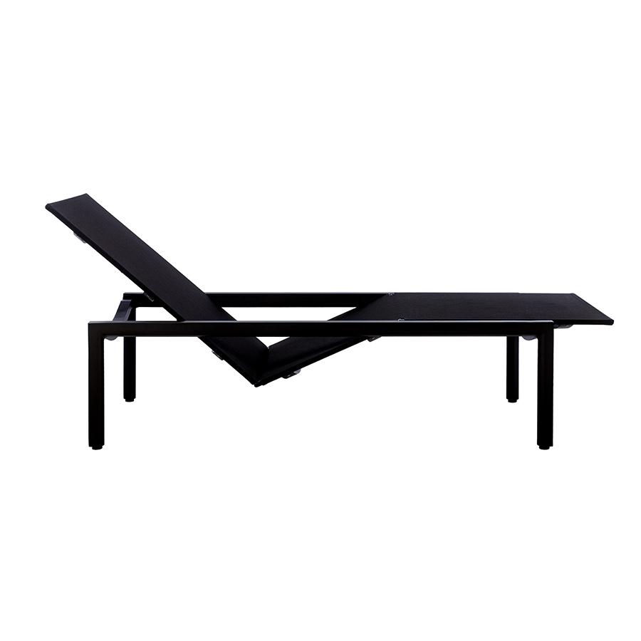 TRIBÙ bain de soleil d'extérieur ILLUM (Wengé - Aluminium)