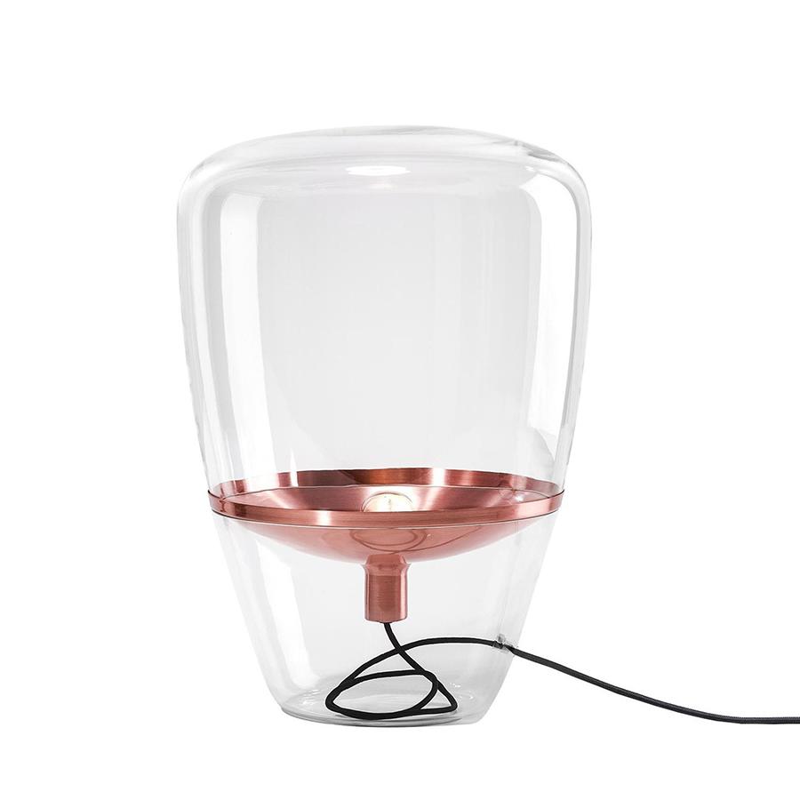 BROKIS lampe de table BALLOONS MEDIUM (Transparent / Cuivre - Verre soufflé et métal)
