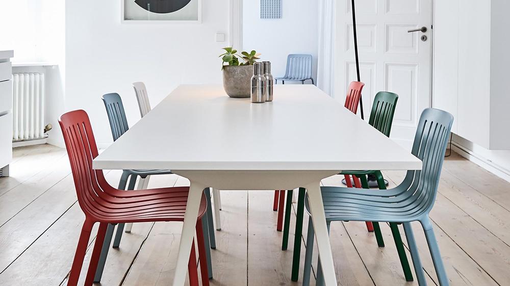 MAGIS set of 2 chairs without arms PLATO