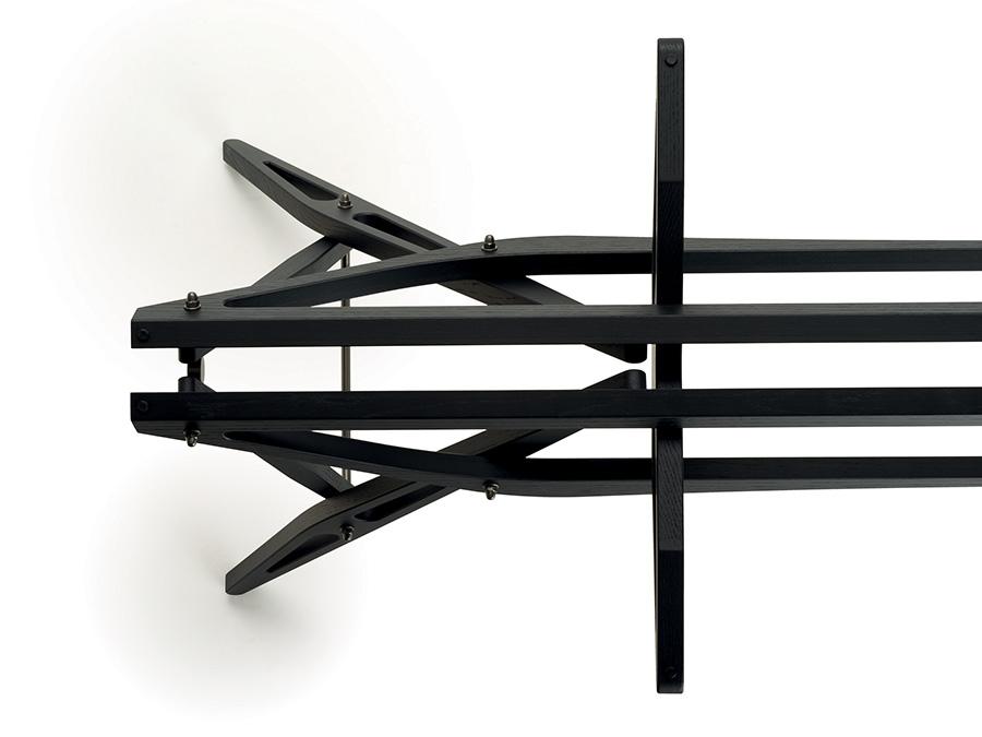 ZANOTTA table avec plateau en verre REALE CM