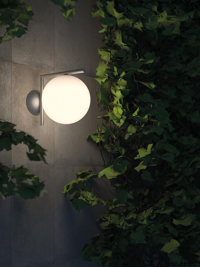 FLOS OUTDOOR lampe murale ou au plafond d'extérieur IC C/W2