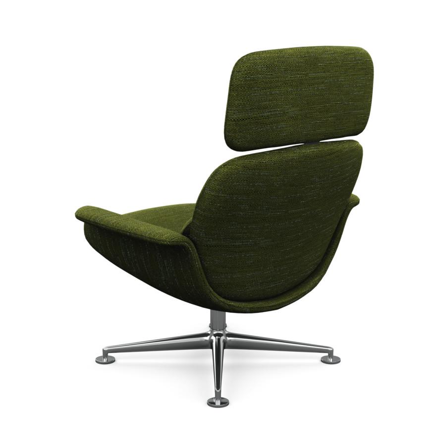 KNOLL fauteuil pivotant KN02 en tissu avec dossier haut inclinable