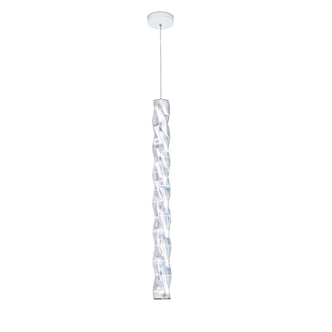 SLAMP lampe à suspension HUGO VERTICAL (Prisme - Lentiflex)