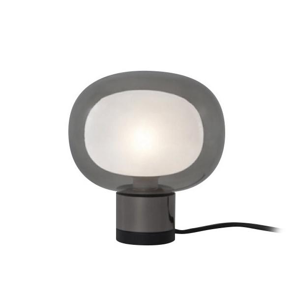 TOOY lampe de table NABILA 552.36 (Chrome noir, fumé - verre et métal)