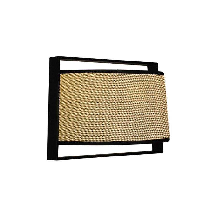 TOOY lampe murale applique MACAO 551.44 (Beige avec maille noire - tissu et métal)