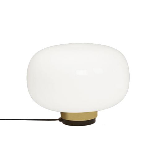 TOOY lampe de table LEGIER 557.34 (Opale, laiton brossé - verre et métal)