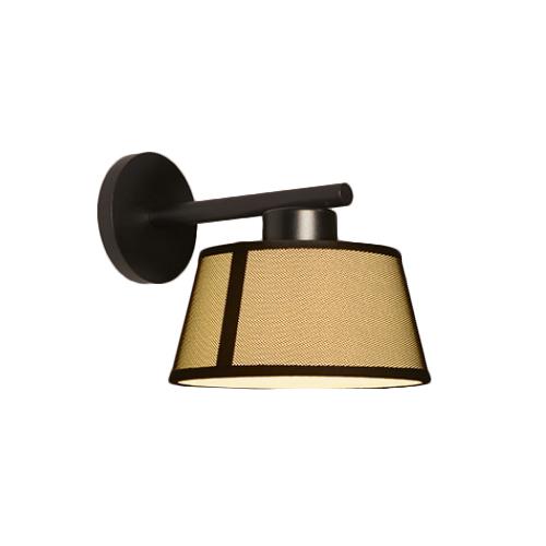 TOOY lampe murale applique LILLY 558.42 (Beige avec maille noire - verre et métal)