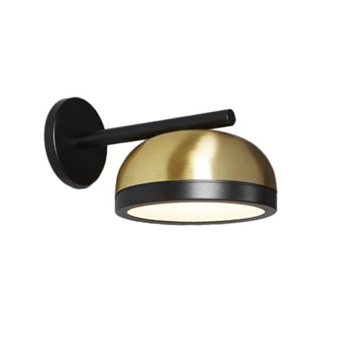 TOOY lampe murale applique MOLLY 556.42 (Laiton brossé et noir mat - Métal)