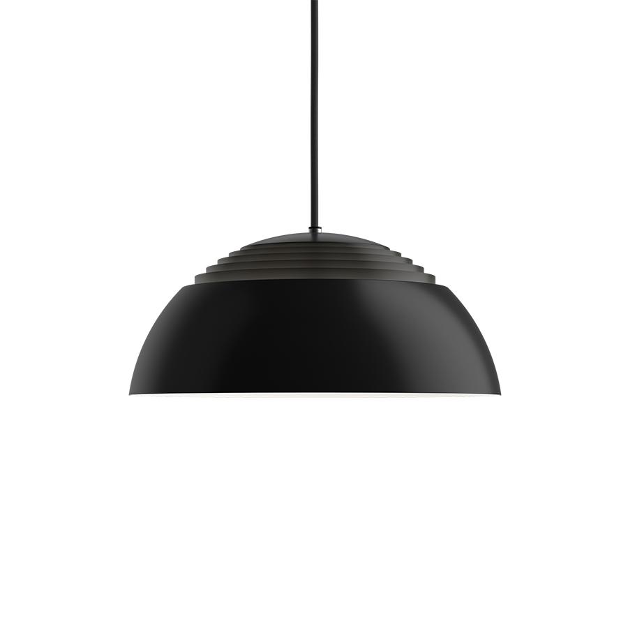 LOUIS POULSEN lampe à suspension AJ ROYAL (Noir, Ø 37 cm, 2700K - aluminium / acier)